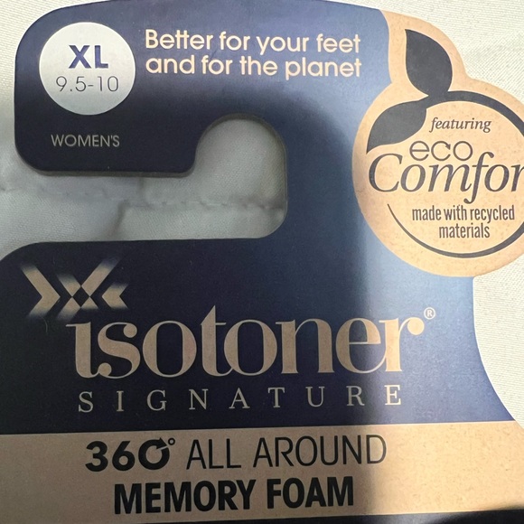 Isatoner NEW NWT 360 All Around Memory Foam slipper - Picture 2 of 5